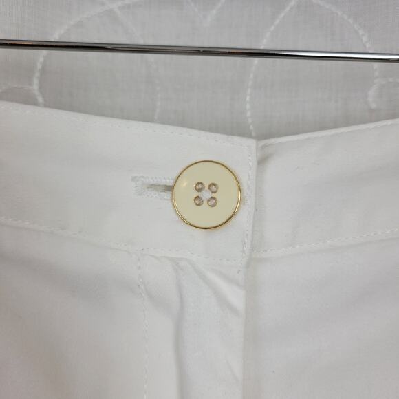 Vineyard Vines Shorts Womens 4 White Tab Hem Sailing Nautical Preppy - Picture 11 of 12